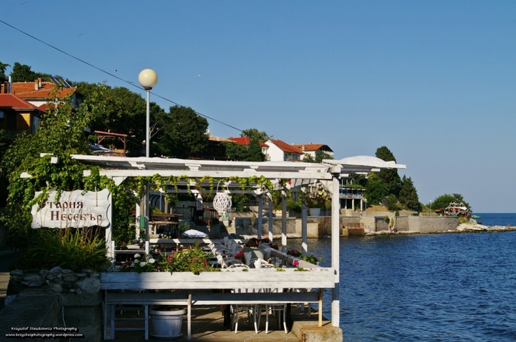 Nessebar i... restauracja dosłownie nad morzem.